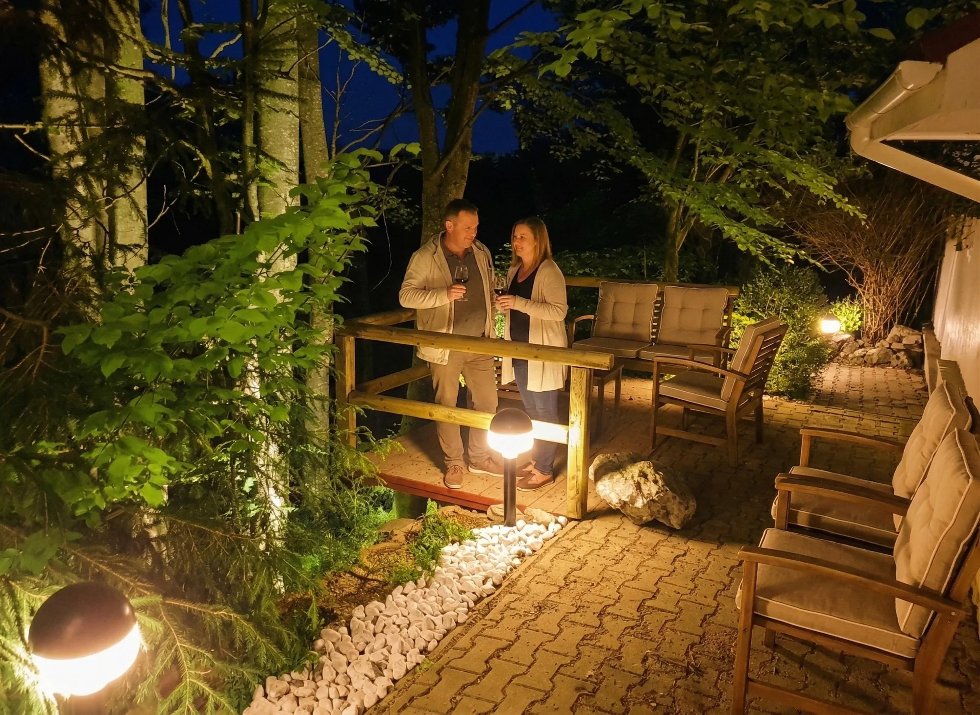 Terasă privată noapte